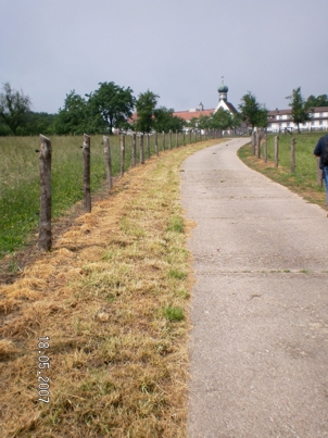 Bad Bergzabern/ Liebfrauenberg/ Randstreifen u. Zaun 