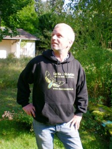 Kapuzen-Sweatshirt schwarz