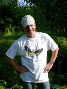 T-Shirt weiß Schwärmerlogo u Schrift