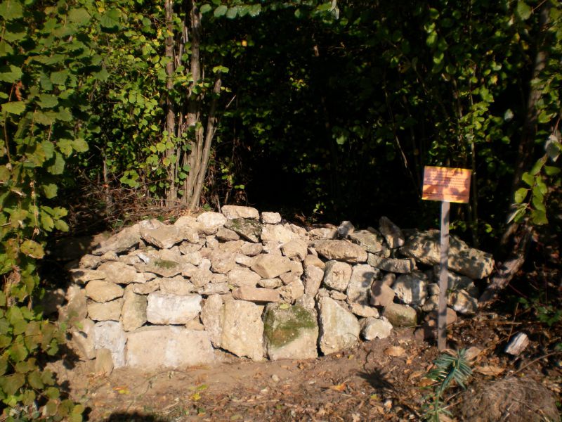 Trockenmauer auf Vereinsgelände